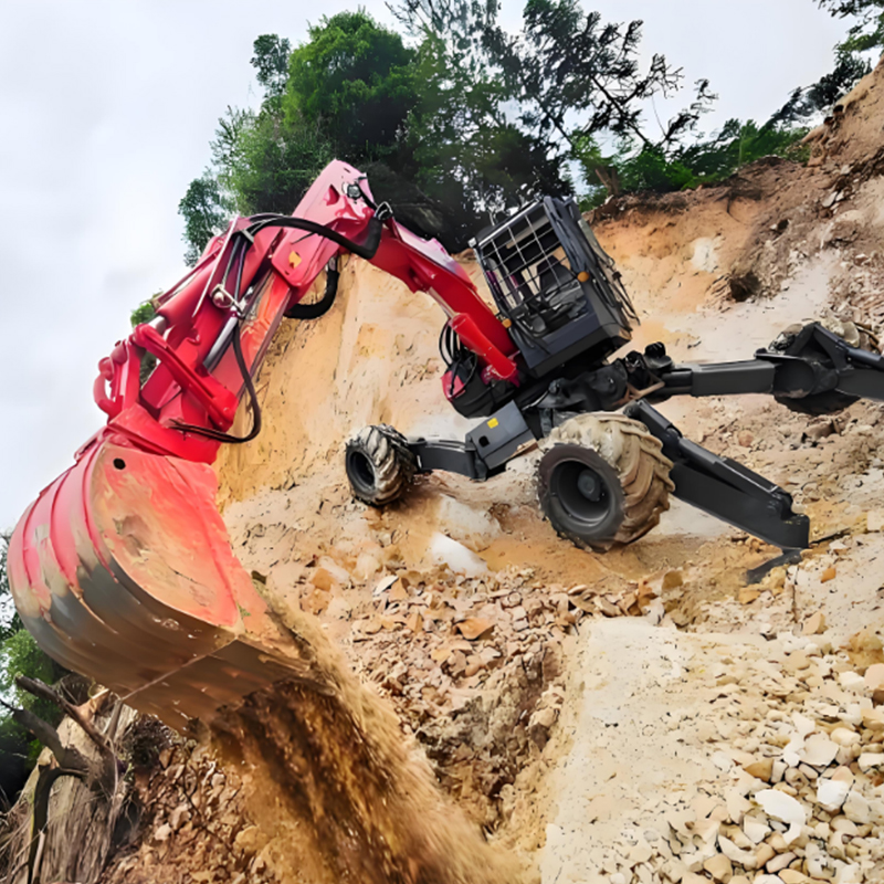 步履式搶險救災挖掘機(機器人)